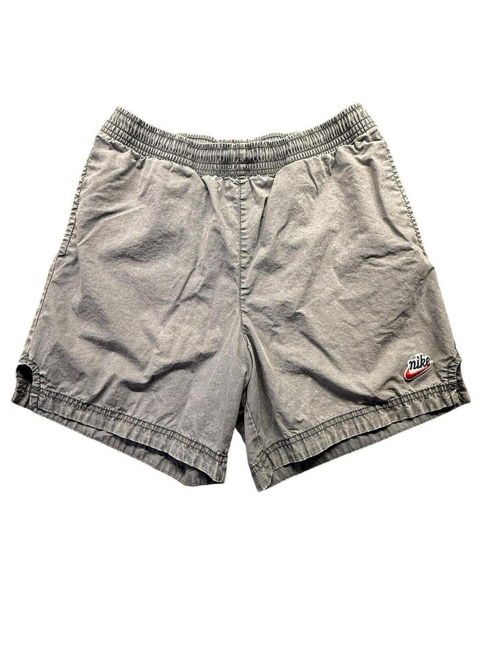Nike Sportswear Heritage Essentials Running Shorts Gray Stone Wash Medium
